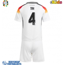 Germany Jonathan Tah #4 Replica Home Minikit Euro 2024 Short Sleeve (+ pants)